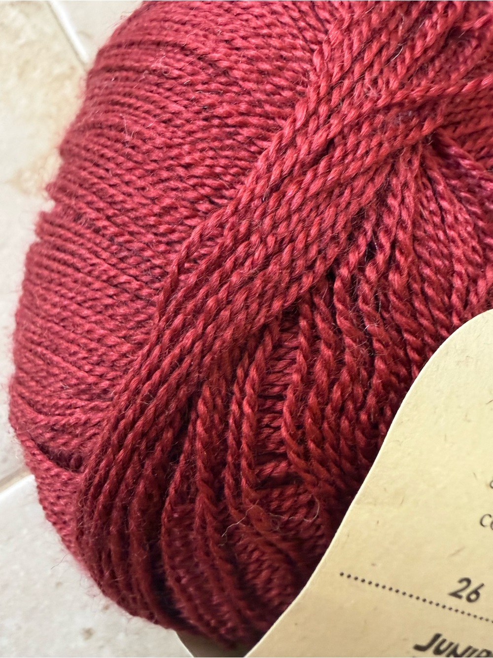 Findley Merino Wool & Mulberry Silk Blend Yarn - Mulberry Burgundy